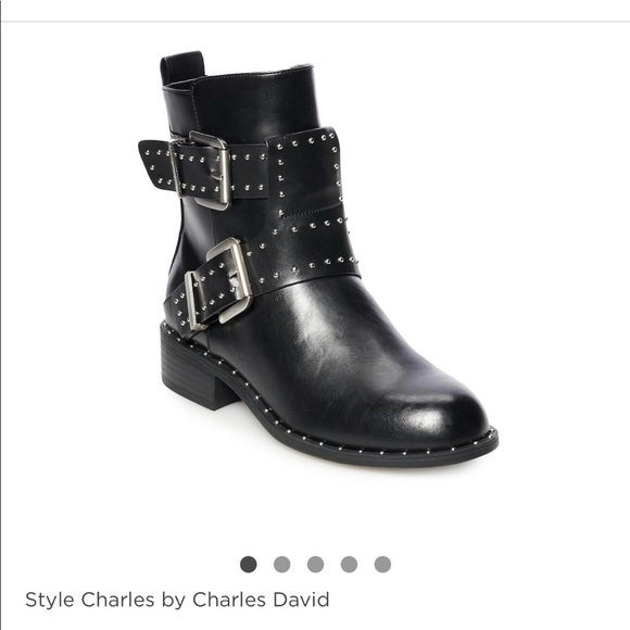 🖤NEW🖤 Style Charles Women’s Moto Ankle Boots - Picture 7 of 7